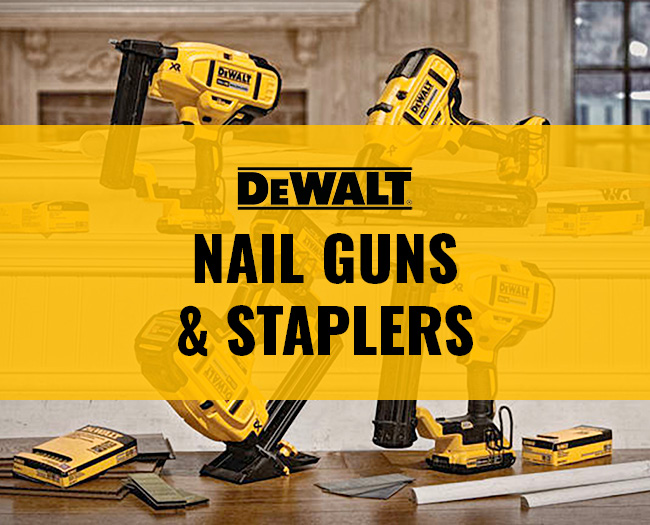 Dewalt Nail Guns and Staplers