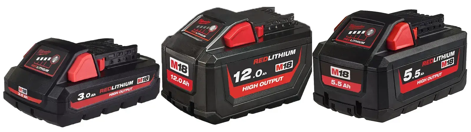 Milwaukee High Output Batteries