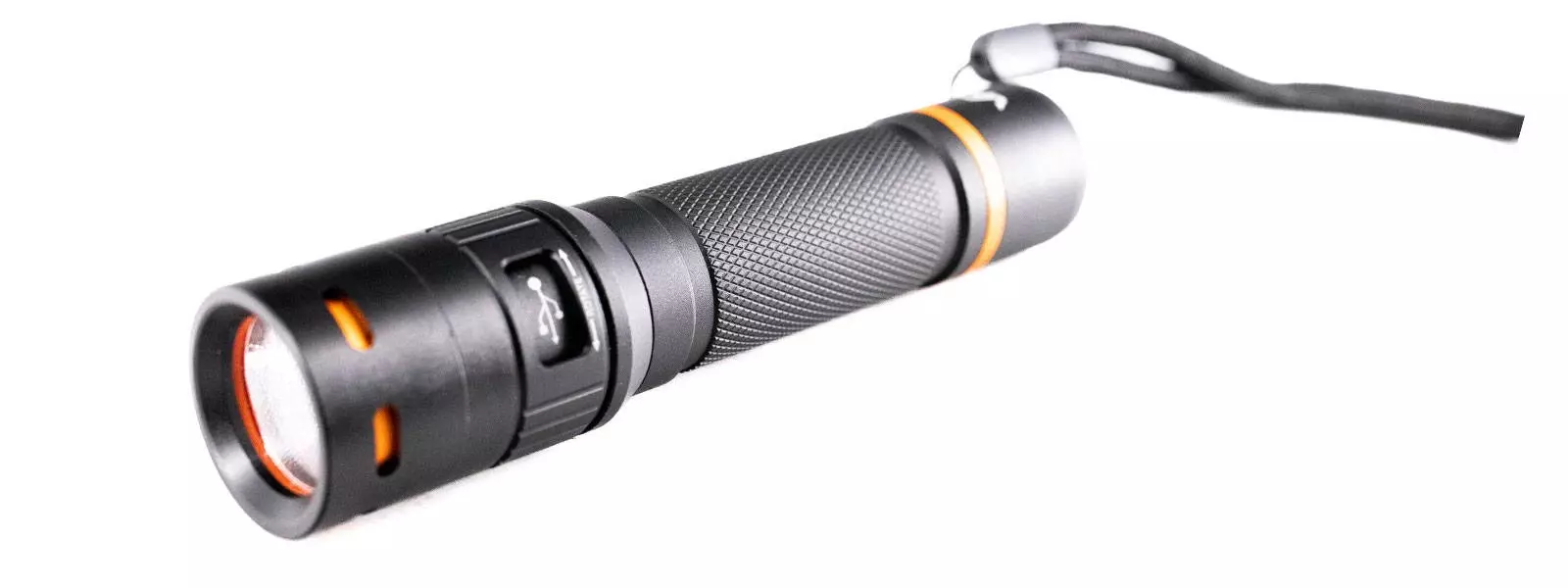 Vaunt Heavy Duty Rechargeable Torch Close up