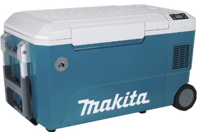 A Makita Cooler box with 50l capacity, this is a makita tool coming soon