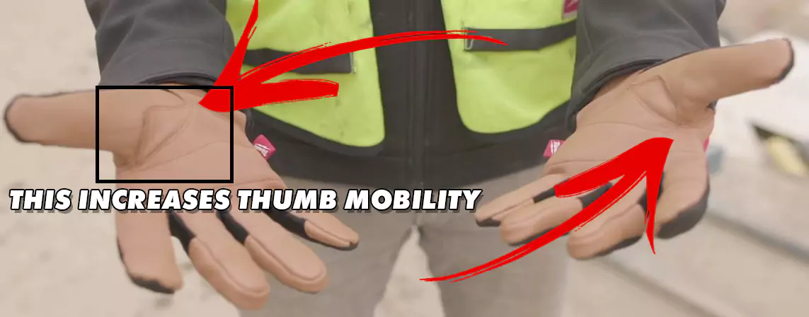 An infographic showing off milwaukee's thumb stitching