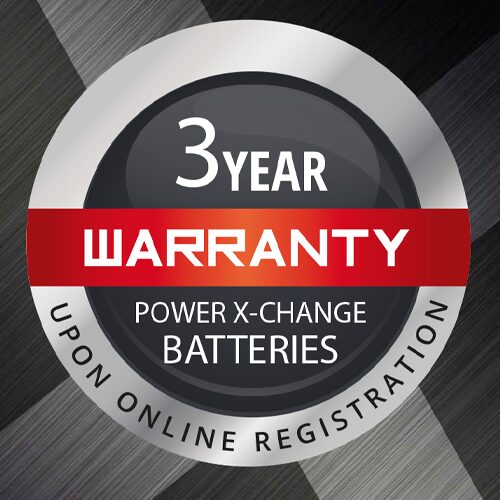 3 year power x change batteries