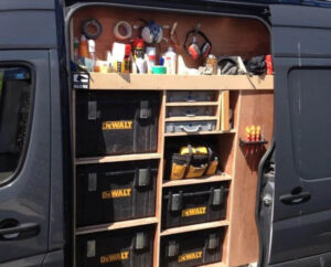 how to organise you van